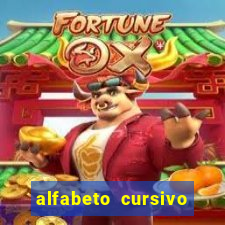 alfabeto cursivo pontilhado para imprimir pdf